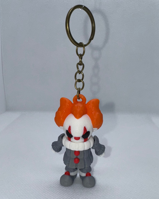 Pennywise - 3D Printed Horror Keychain Collection