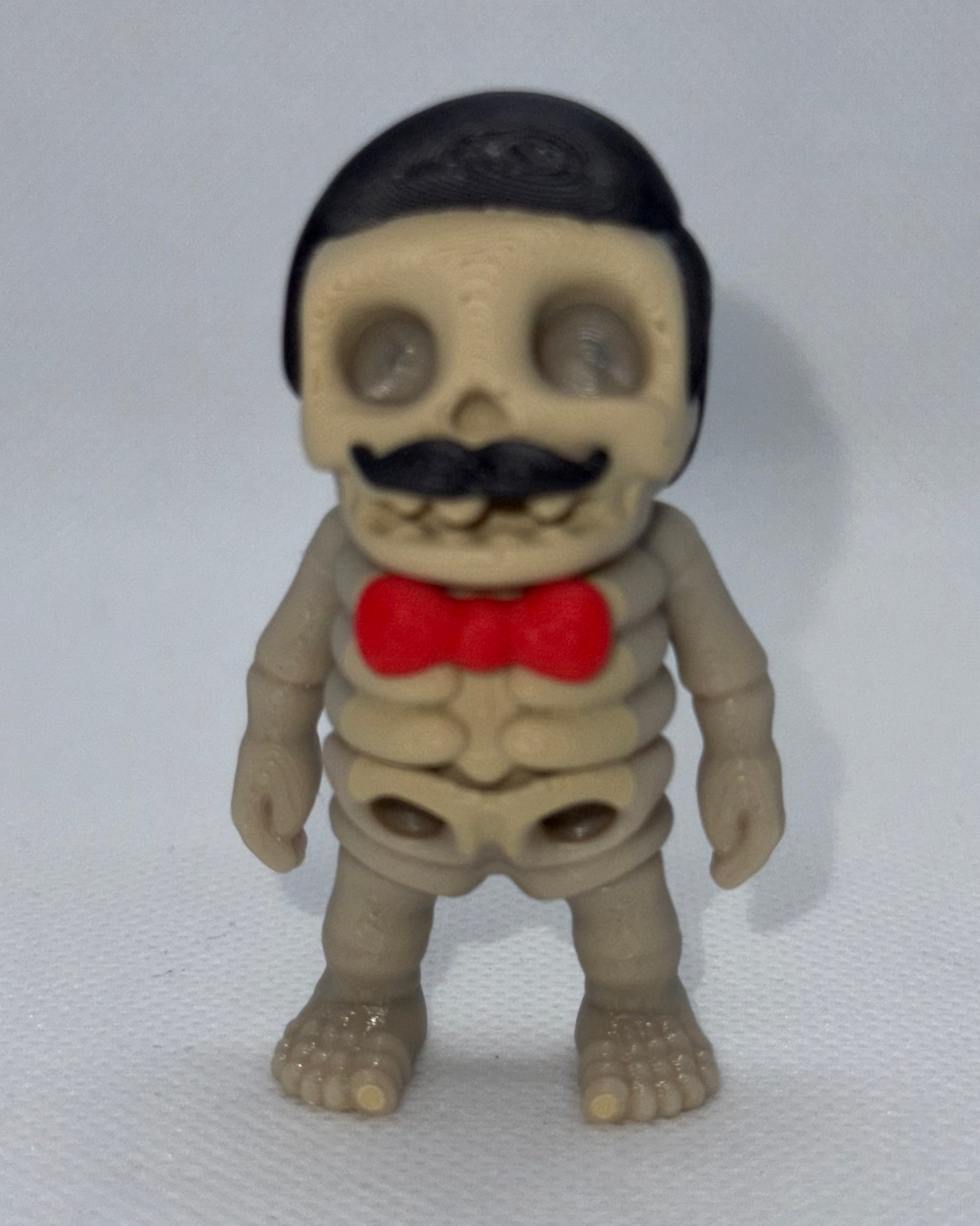 Mr Skeleton with Hair – Halloween Pocket Pal 3D Print