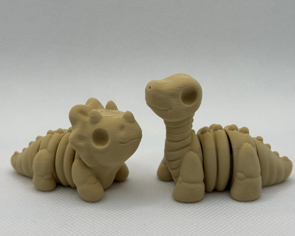 Triceratops Skeleton – Dino Pocket Pal 3D Print