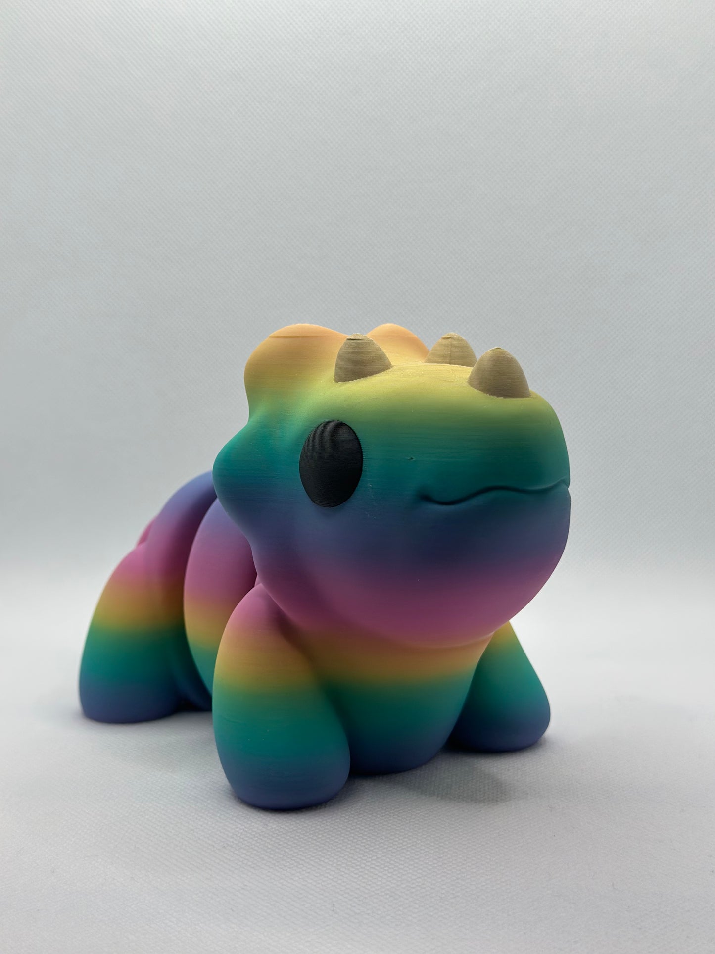 Rainbow Triceratops – Enlarged Dinosaur 3D Printed