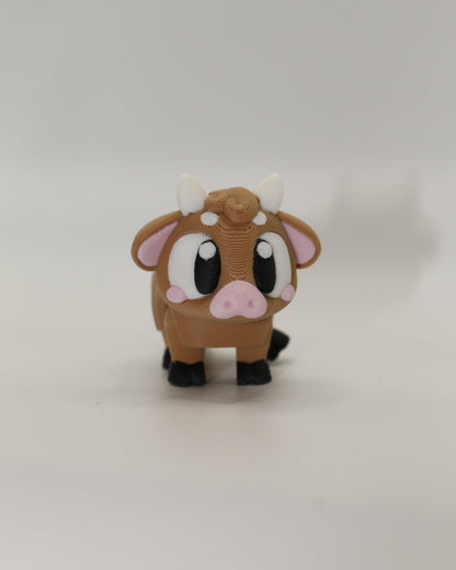Brown Cow – Articulated 3D Print Animal