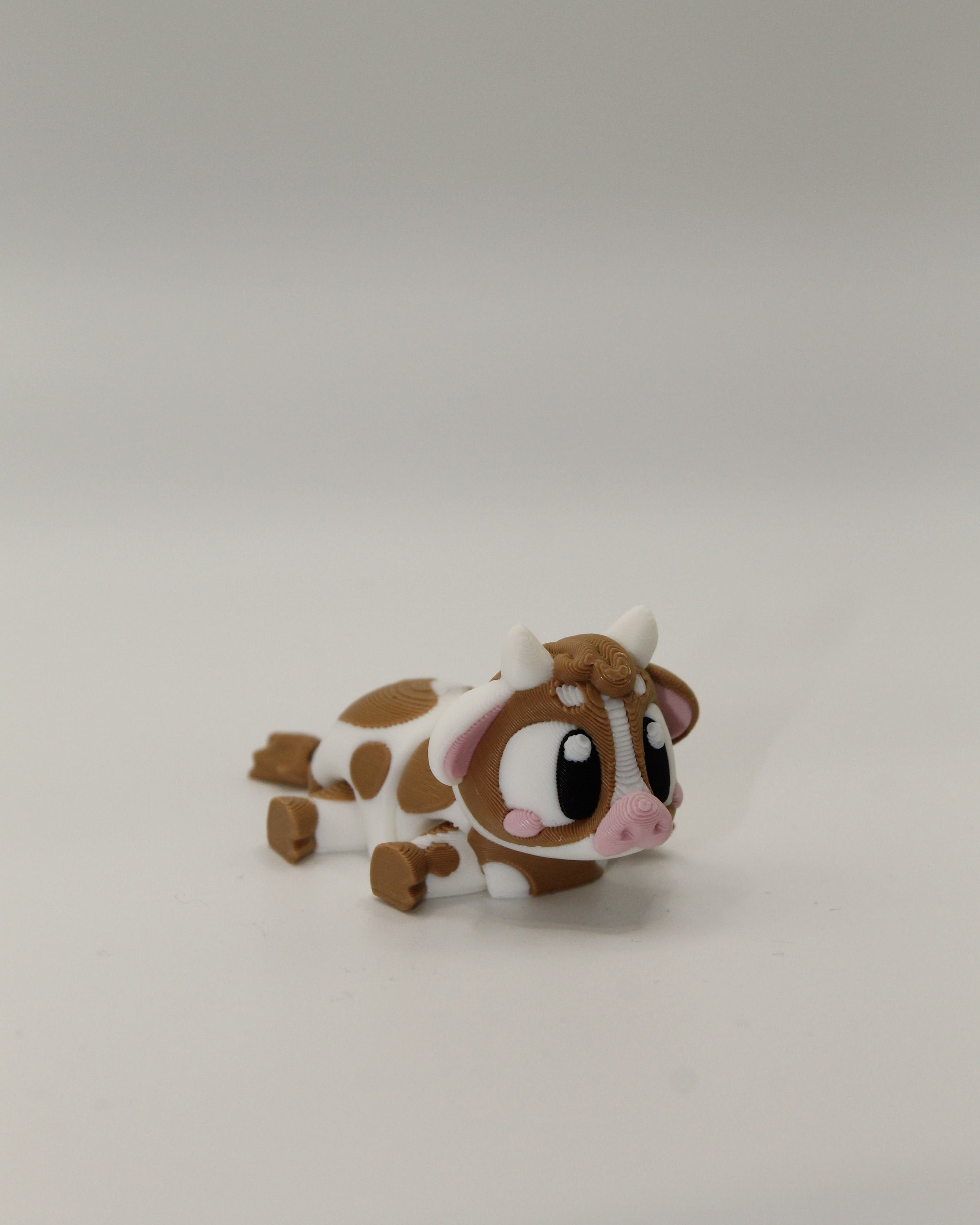 Cow (Brown and White) – Articulated 3D Print Animal